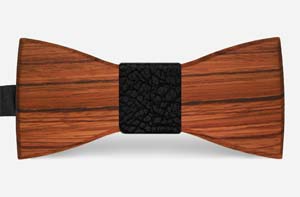 houten vlinderstrikken