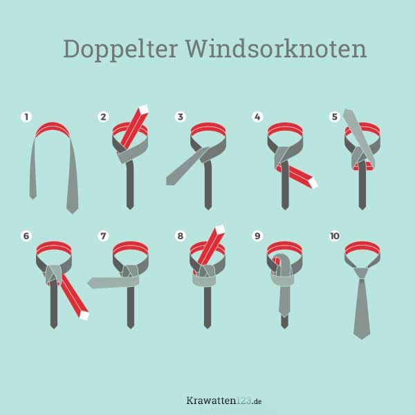 Doppelter Windsorknoten