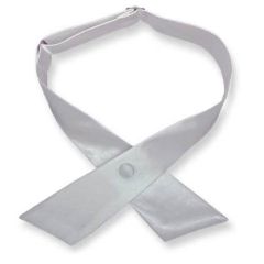 Damenkrawatte silber