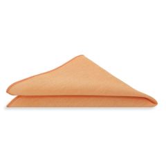 Einstecktuch Baumwolle orange
