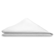 Einstecktuch Baumwolle weiss
