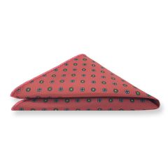 Einstecktuch koralle rot