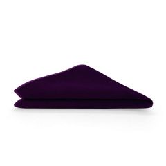 Einstecktuch Samt dunkelviolett