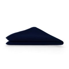 Einstecktuch Samt marineblau