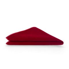Einstecktüch Samt Rot