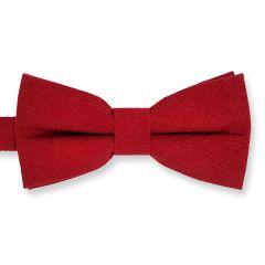 Fliege Wildleder rot