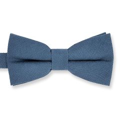 Fliege Wildleder vintage blau