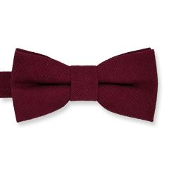 Kinderfliege Wildleder bordeaux