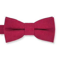 Kinderfliege Wildleder magenta