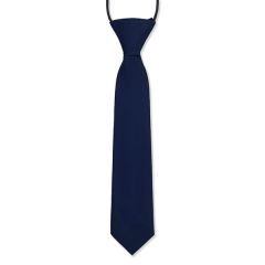 Kinderkrawatte marineblau Streifen