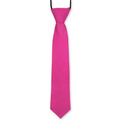 Kinderkrawatte neon rosa fine line
