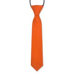 Kinderkrawatte orange Streifen