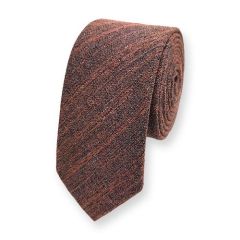 Baumwolle Krawatte cognac braun