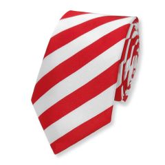 Krawatte rot weiss gestreift