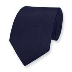 Krawatte marineblau einfarbig