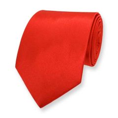 Krawatte rot einfarbig