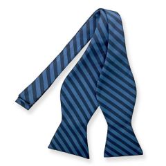Querbinder marineblau dunkelblau Streifen