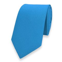 schmale Krawatte himmelblau