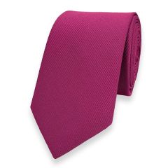 schmale Krawatte shocking violett 6cm