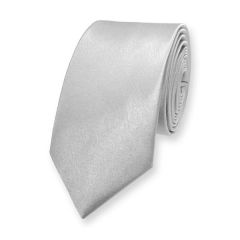 Krawatte silber schmal Herren