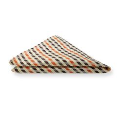Einstecktuch beige orange braun