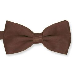 Fliege braun einfarbig