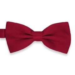 Fliege dunkelrot einfarbig