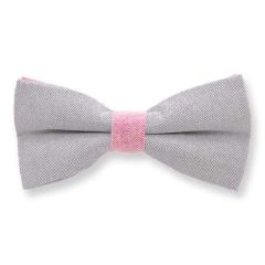 Fliege grau rot duo deluxe