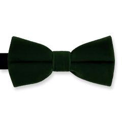 Fliege Kinder Samt dunkelgrün