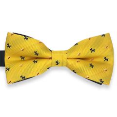 Fliege gelb Hündchen Motiv