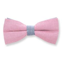 Fliege für Herren rosa blau