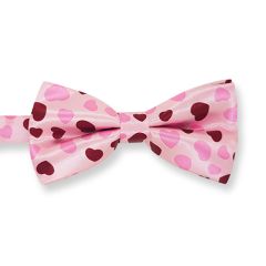 rosa Fliege mit Herzen Print