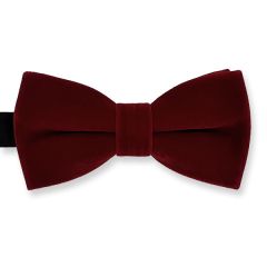 Fliege Samt bordeaux