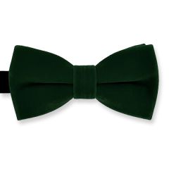 Fliege Samt dunkelgrün