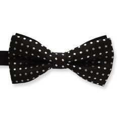 Fliege für Herren schwarz weiß