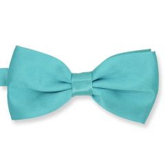 Fliege türkis einfarbig