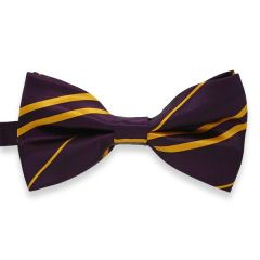 Fliege violett gelb gestreift