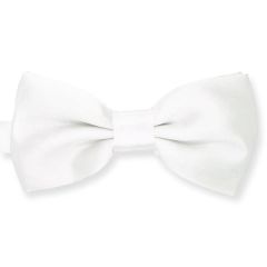 Fliege weiß einfarbig