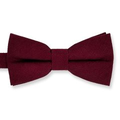 Fliege Wildleder bordeaux