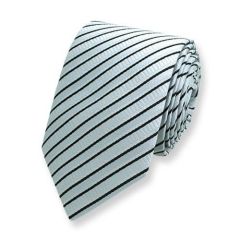 Krawatte gestreift grau schwarz