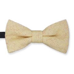 Kinder Fliege Wolle gelb