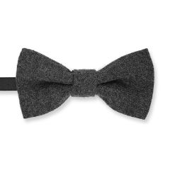 Kinder Fliege Wolle graphit