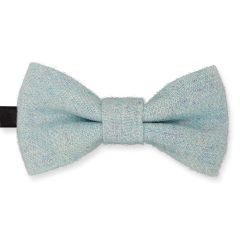 Kinder Fliege Wolle hellblau