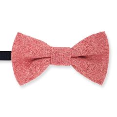 Kinder Fliege Wolle koralle