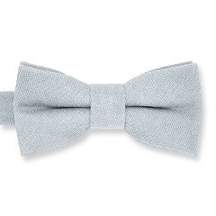 Kinderfliege Wildleder puderblau