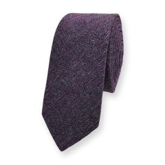 Baumwolle Krawatte dunkelviolett