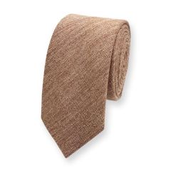 Baumwolle Krawatte Sandbraun
