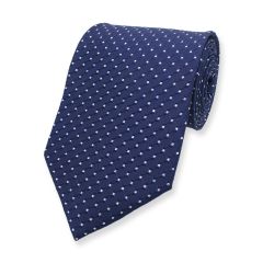 Krawatte dunkelblau mit Diamant