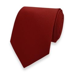 Krawatte gestreift dunkelrote fine line