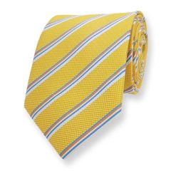 Krawatte Gelb Gestreift